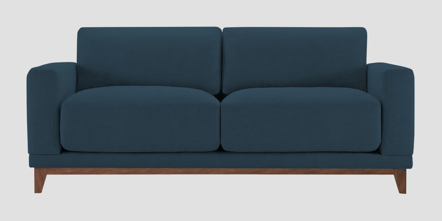 Esha Fabric 2 Seater Sofa In Cool Blue Colour - Febonic Living