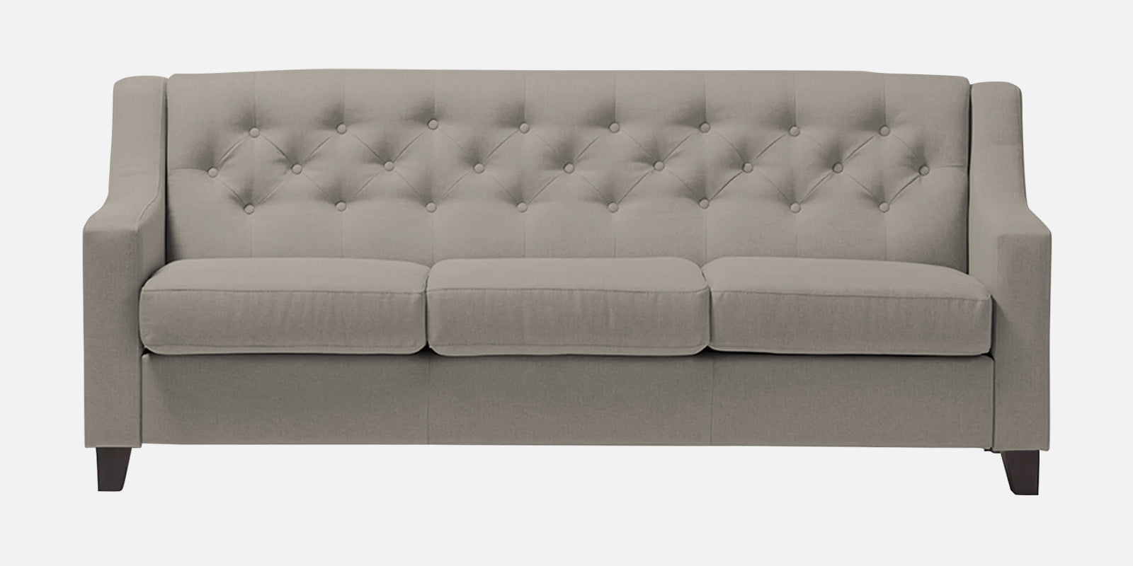 Baidy Fabric 3 Seater Sofa in Ash Grey Colour