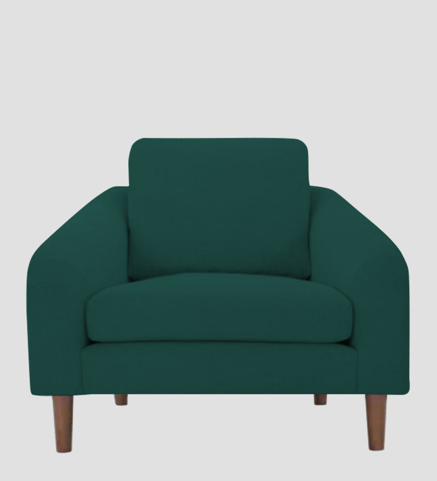 Elara Fabric 1 Seater Sofa In Sage Green Colour - Febonic Living
