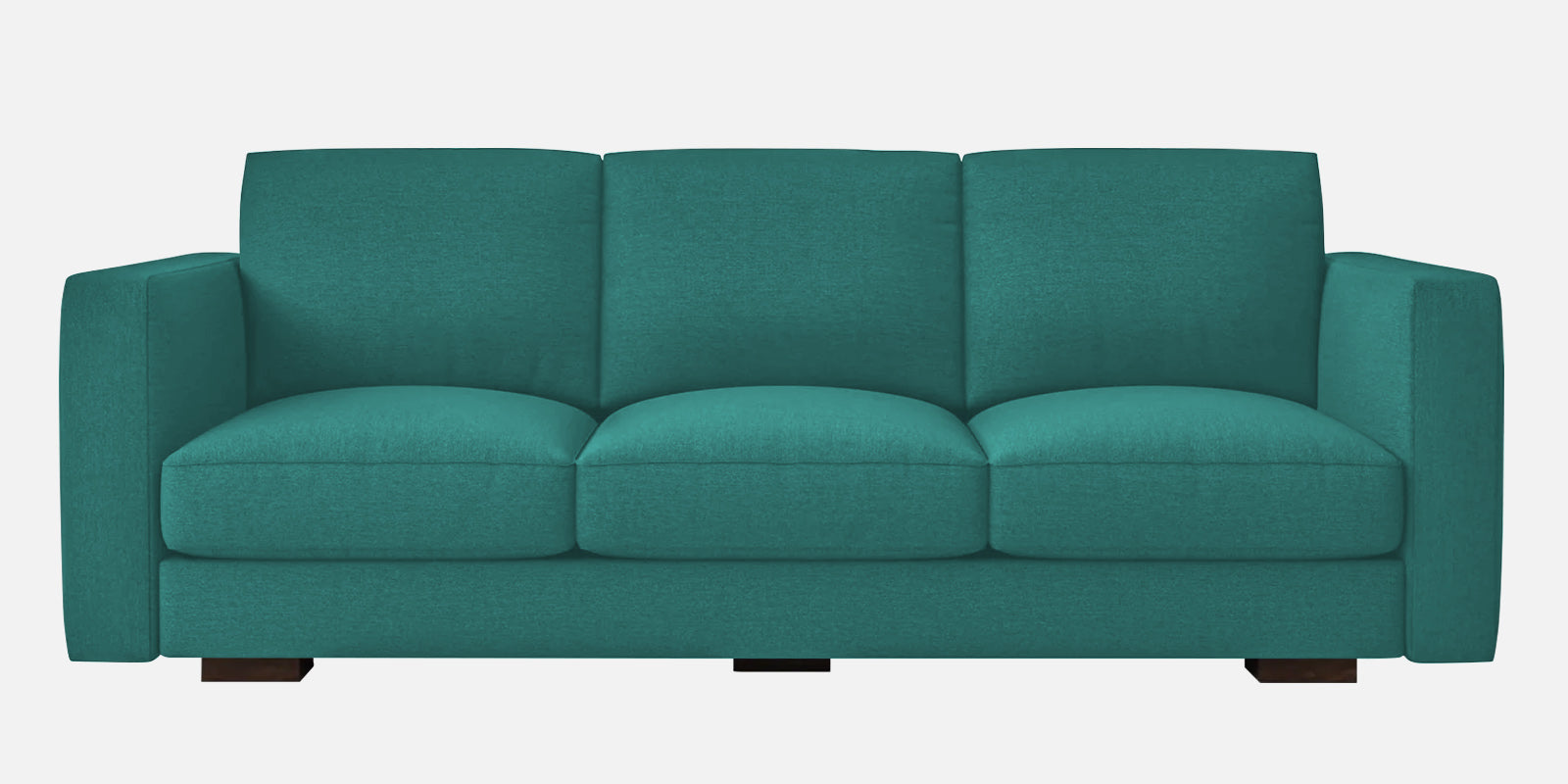 Messy Fabric 3 Seater Sofa in Sea Green Colour