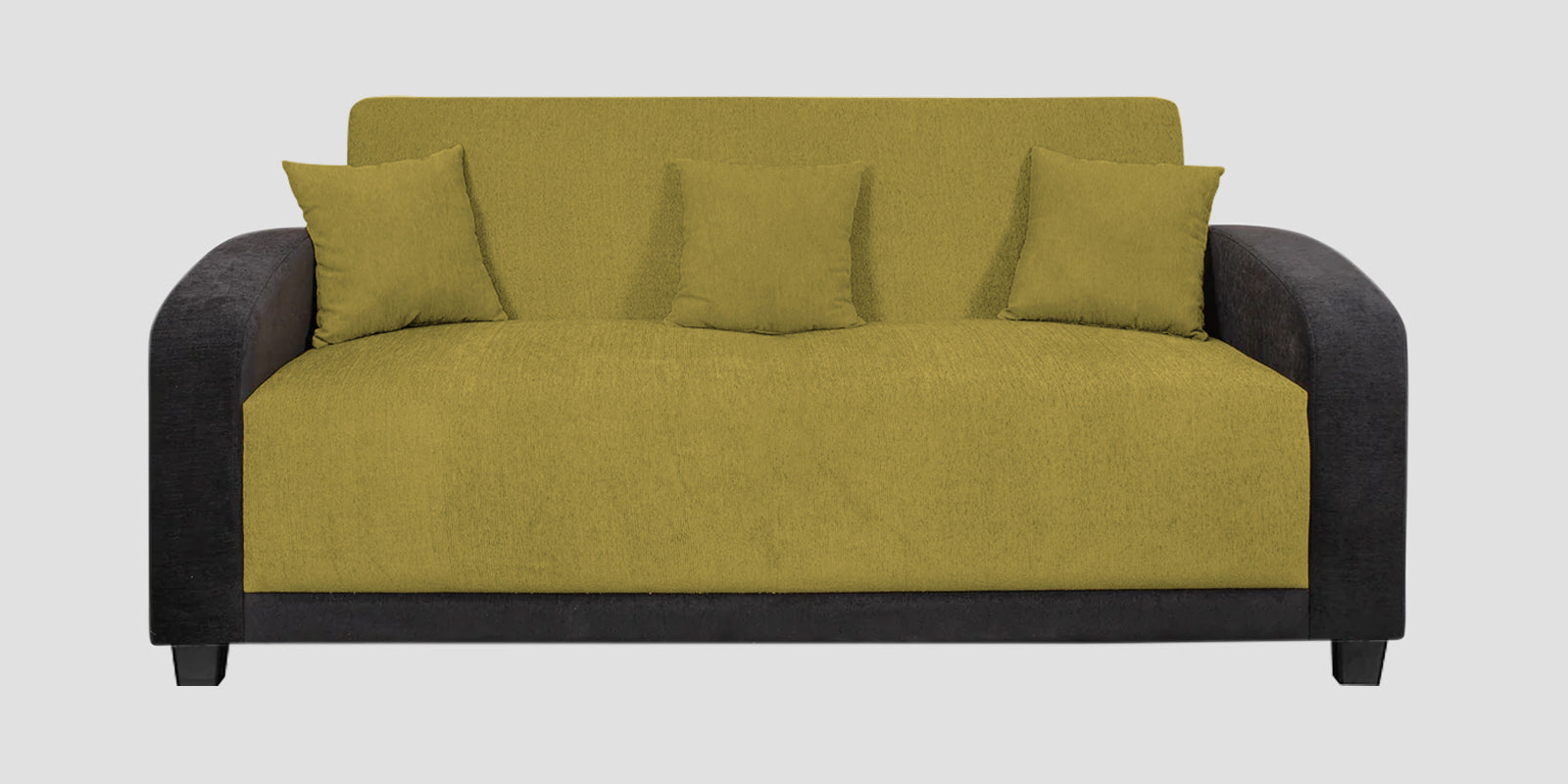 Alex Fabric 3 Seater Sofa In Parrot Green Colour - Febonic Living