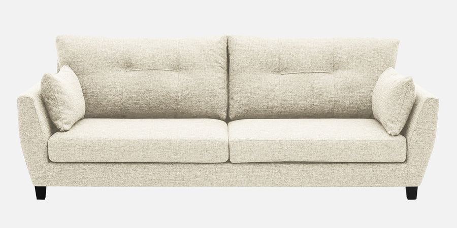 Mario Fabric 3 Seater Sofa In Ivory Cream Colour - Febonic Living