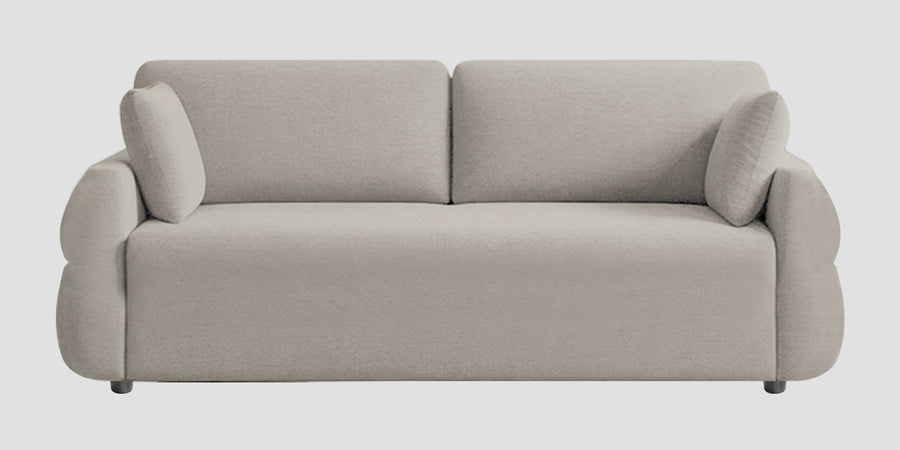 Jack Fabric 3 Seater Sofa In Ash Grey Colour - Febonic Living