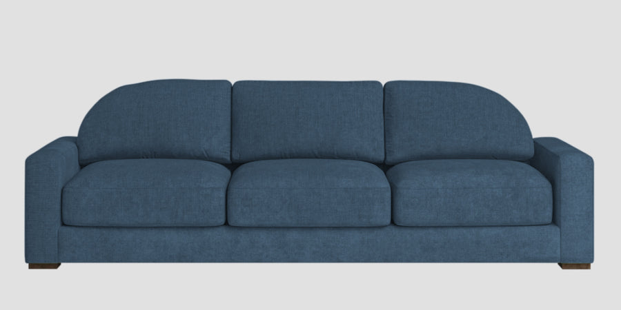 Dara Fabric 3 Seater Sofa In Light Blue Colour - Febonic Living