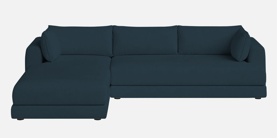 Ziggy Fabric Rhs Sectional Sofa 3 Lounger In Cool Blue Colour - Febonic Living