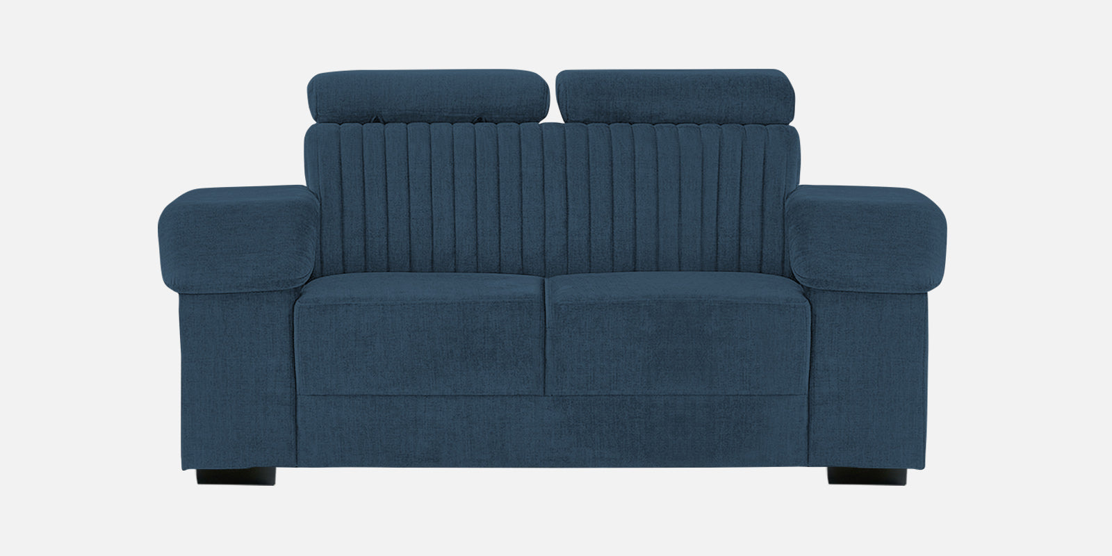 Draco Fabric 2 Seater Sofa In Light Blue Colour