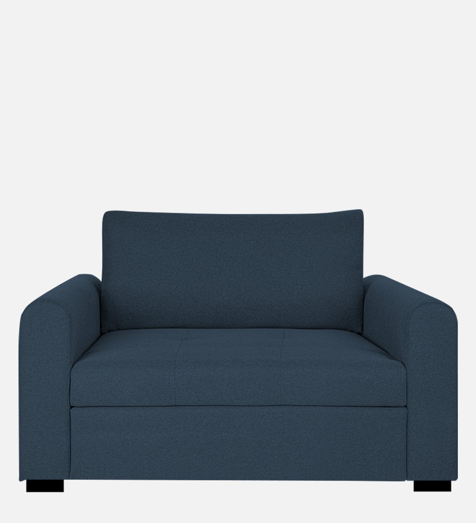 Sigma Fabric 1 Seater Sofa in Light Blue Colour