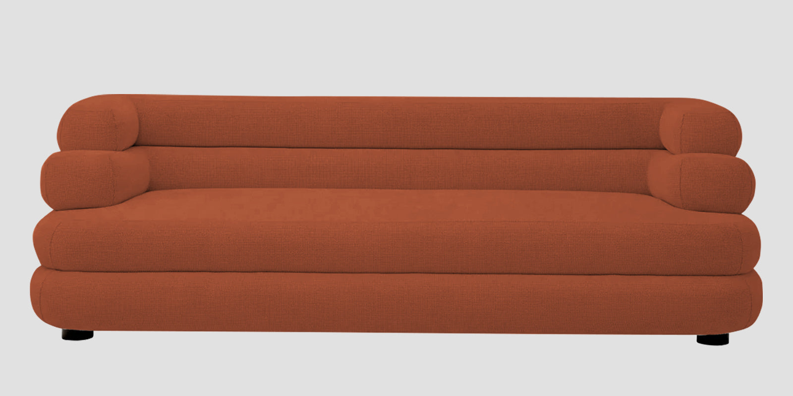 Wener Fabric 3 Seater Sofa in Royal Orange Colour