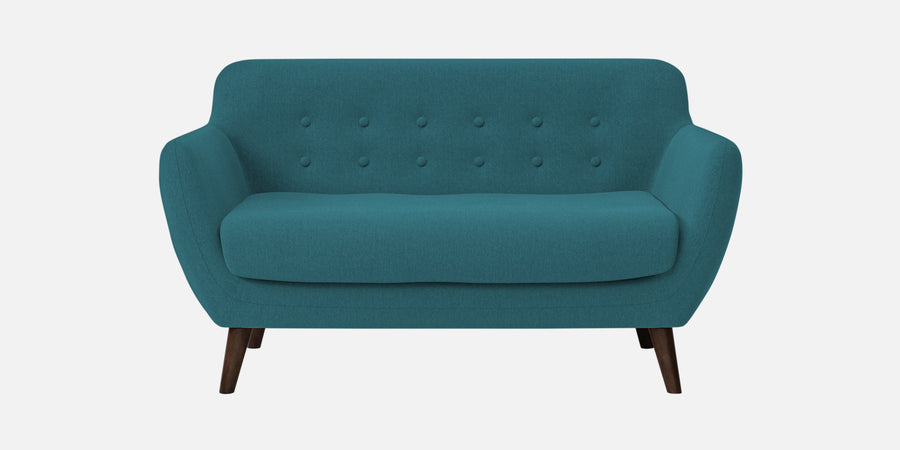 Goofy Fabric 2 Seater Sofa In Water Blue Colour - Febonic Living