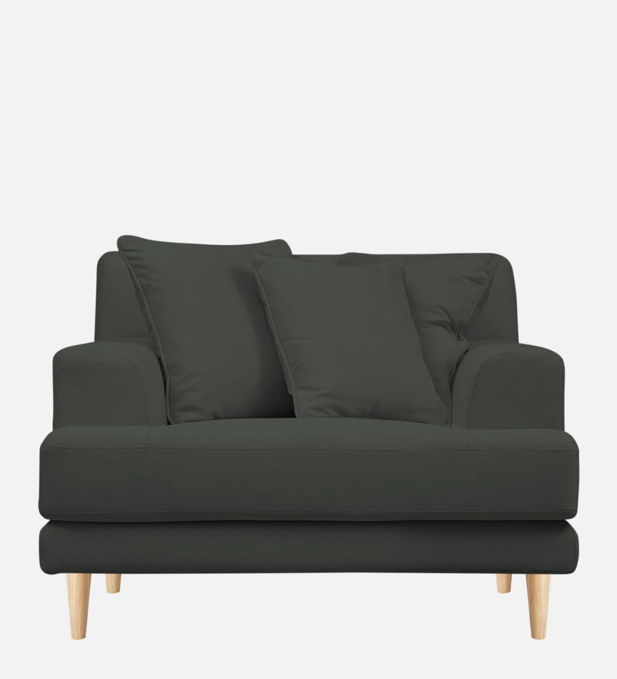 Woody Fabric 1 Seater Sofa In I Land Green Colour - Febonic Living
