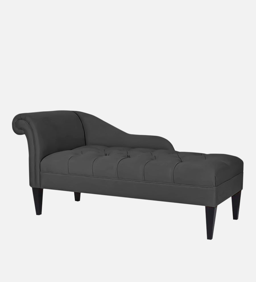 Adria Fabric Rhs Chaise Lounger In Charcoal Grey Colour - Febonic Living