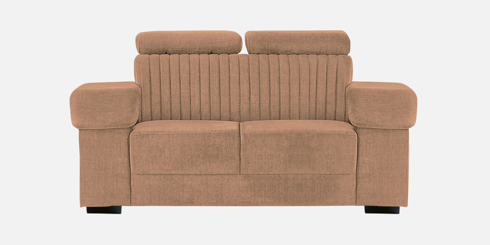 Draco Fabric 2 Seater Sofa In Cosmic Beige Colour