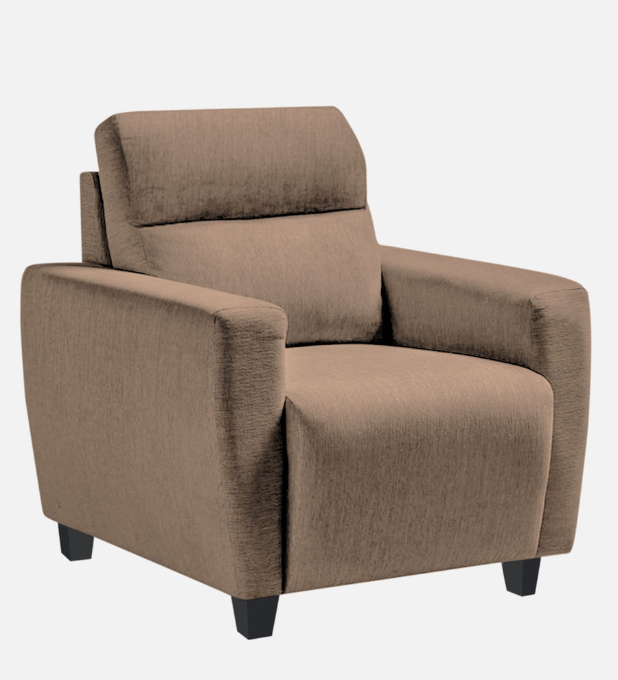 Bakadi Fabric 1 Seater Sofa In Cookie Beige Colour - Febonic Living
