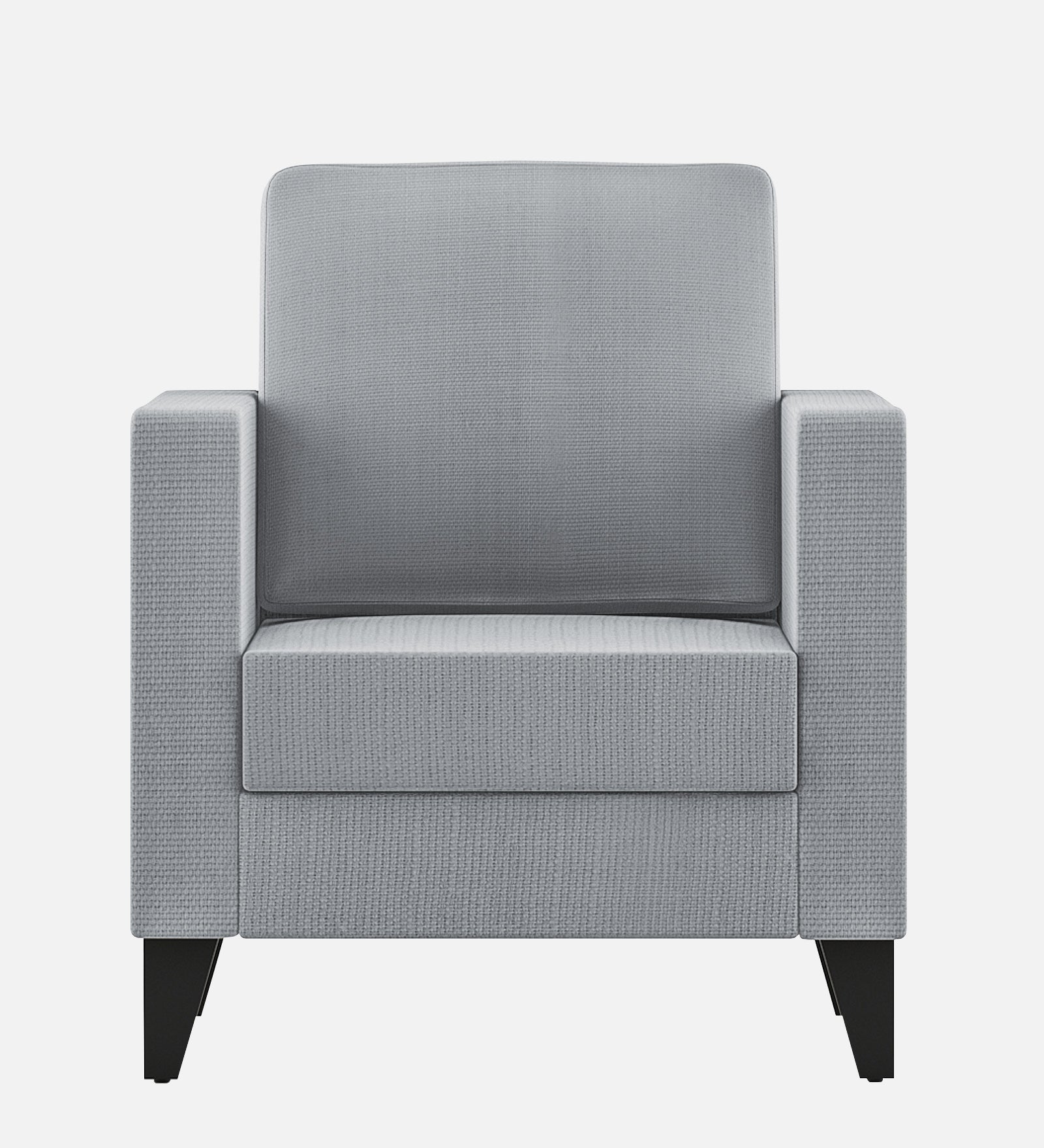 Nori Fabric 1 Seater Sofa In Lit Grey Colour