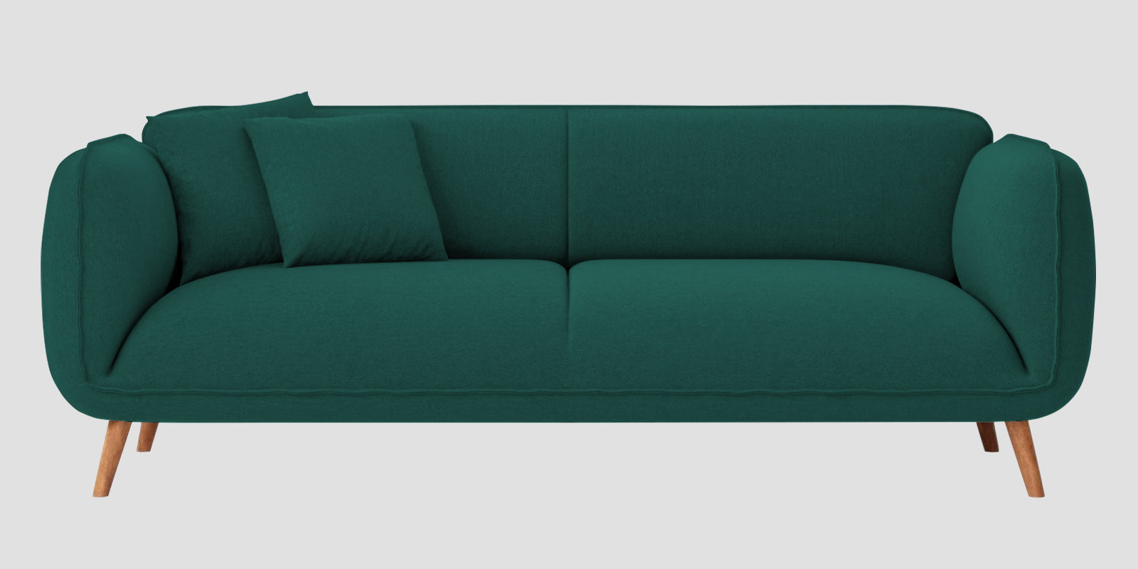 Zia Fabric 3 Seater Sofa In Sage Green Colour - Febonic Living