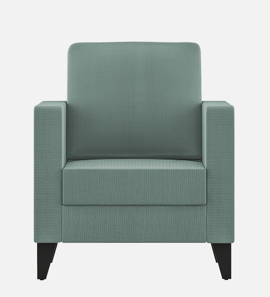 Nori Fabric 1 Seater Sofa In Suka Blue Colour - Febonic Living