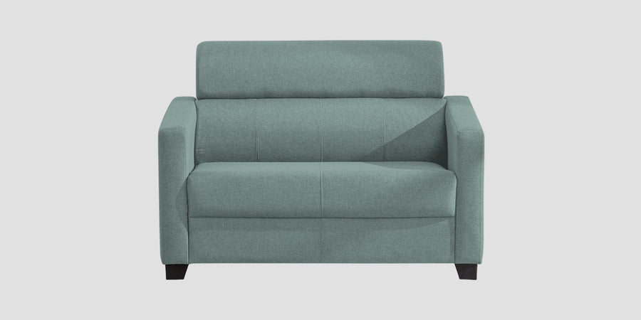 Devo Fabric 2 Seater Sofa In Suka Blue Colour - Febonic Living
