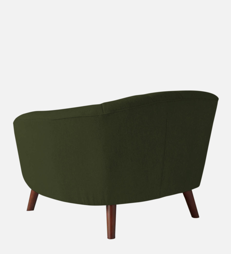 Benjamin Fabric 1 Seater Sofa In Olive Green Colour - Febonic Living