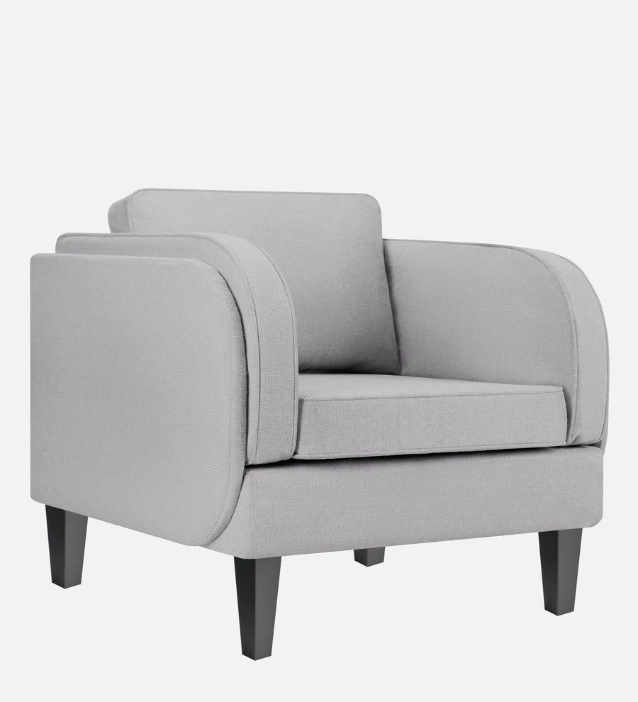 Siddy Fabric 1 Seater Sofa In Lit Grey Colour - Febonic Living