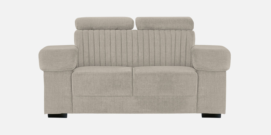 Draco Fabric 2 Seater Sofa In Ash Grey Colour - Febonic Living