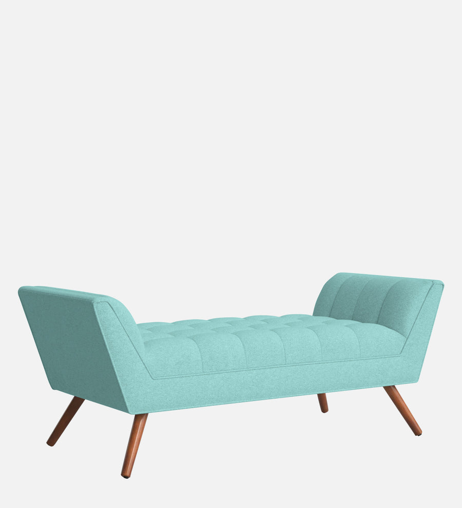 Cartes Velvet Bench In Barmunda Aqua Colour - Febonic Living