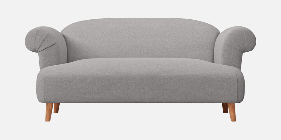 Barber Fabric 2 Seater Sofa In Silver Greyy Colour - Febonic Living