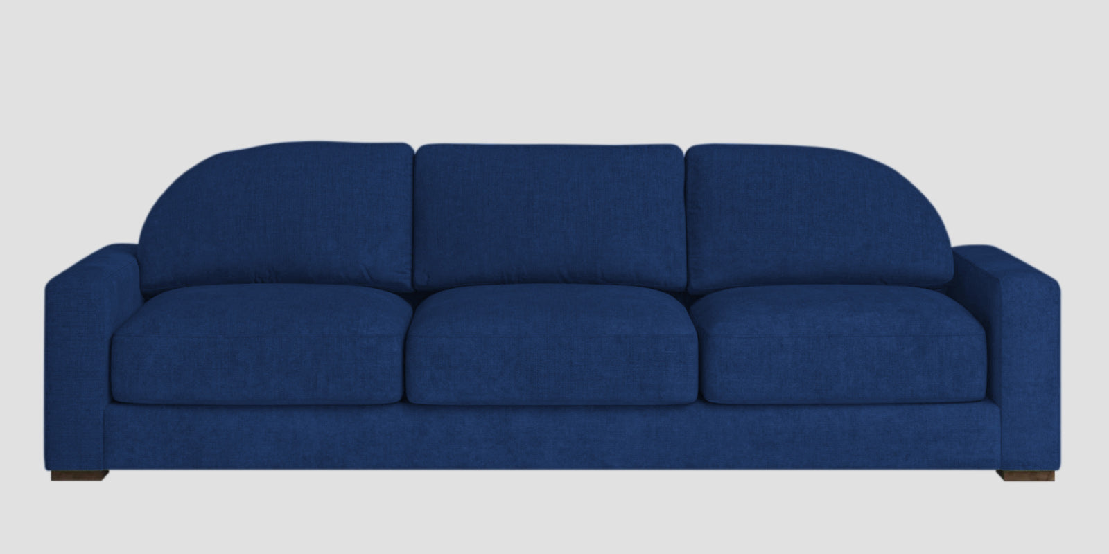 Dara Fabric 3 Seater Sofa In Royal Blue Colour