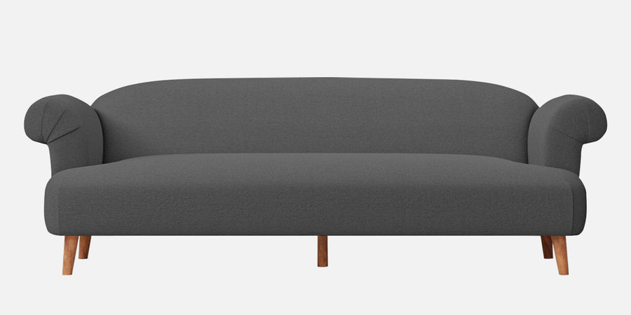 Barber Fabric 3 Seater Sofa In Stone Grey Colour - Febonic Living
