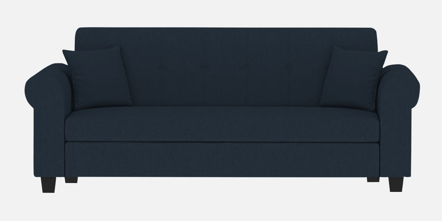 Derado Fabric 3 Seater Sofa In Denim Blue Colour - Febonic Living
