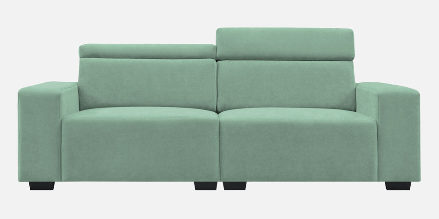 Hiro Fabric 2 Seater Sofa In Mist Blue Colour - Febonic Living