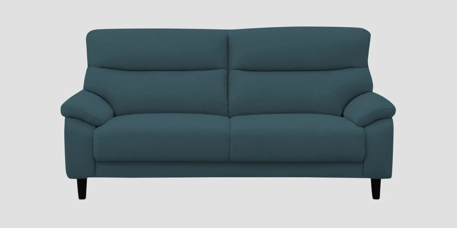 Zibby Fabric 2 Seater Sofa In Sea Blue Colour Febonic Living