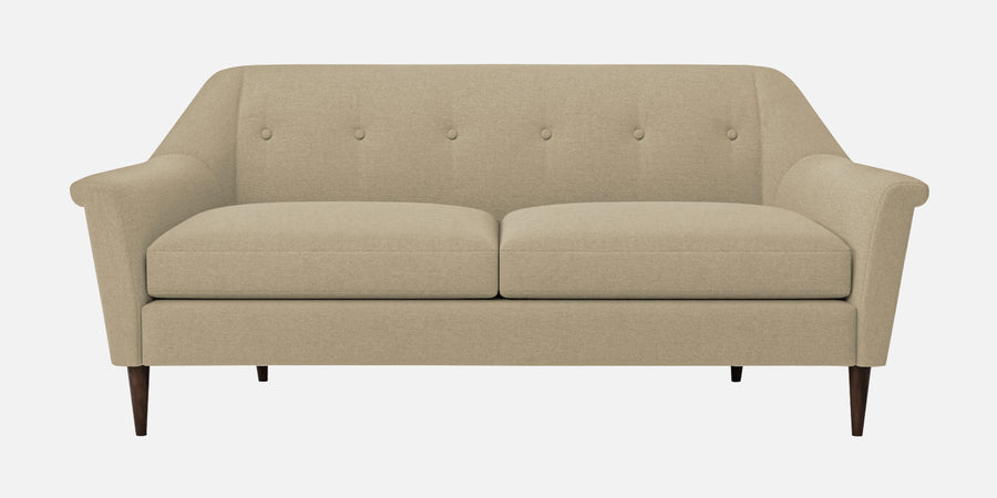 Homer Fabric 3 Seater Sofa In Honey Beige Colour - Febonic Living