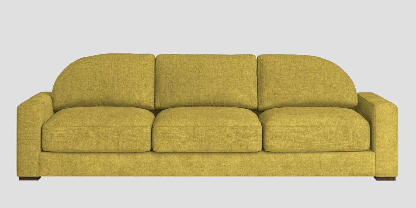 Dara Fabric 3 Seater Sofa In Parrot Green Colour