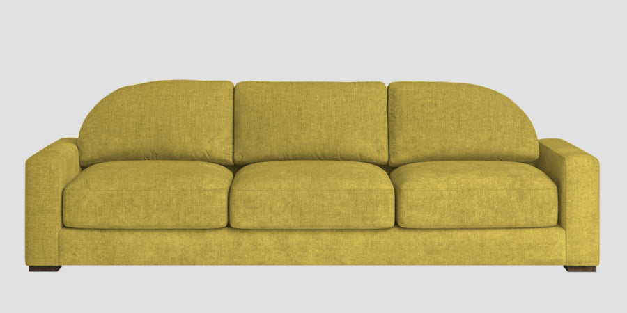 Dara Fabric 3 Seater Sofa In Parrot Green Colour - Febonic Living