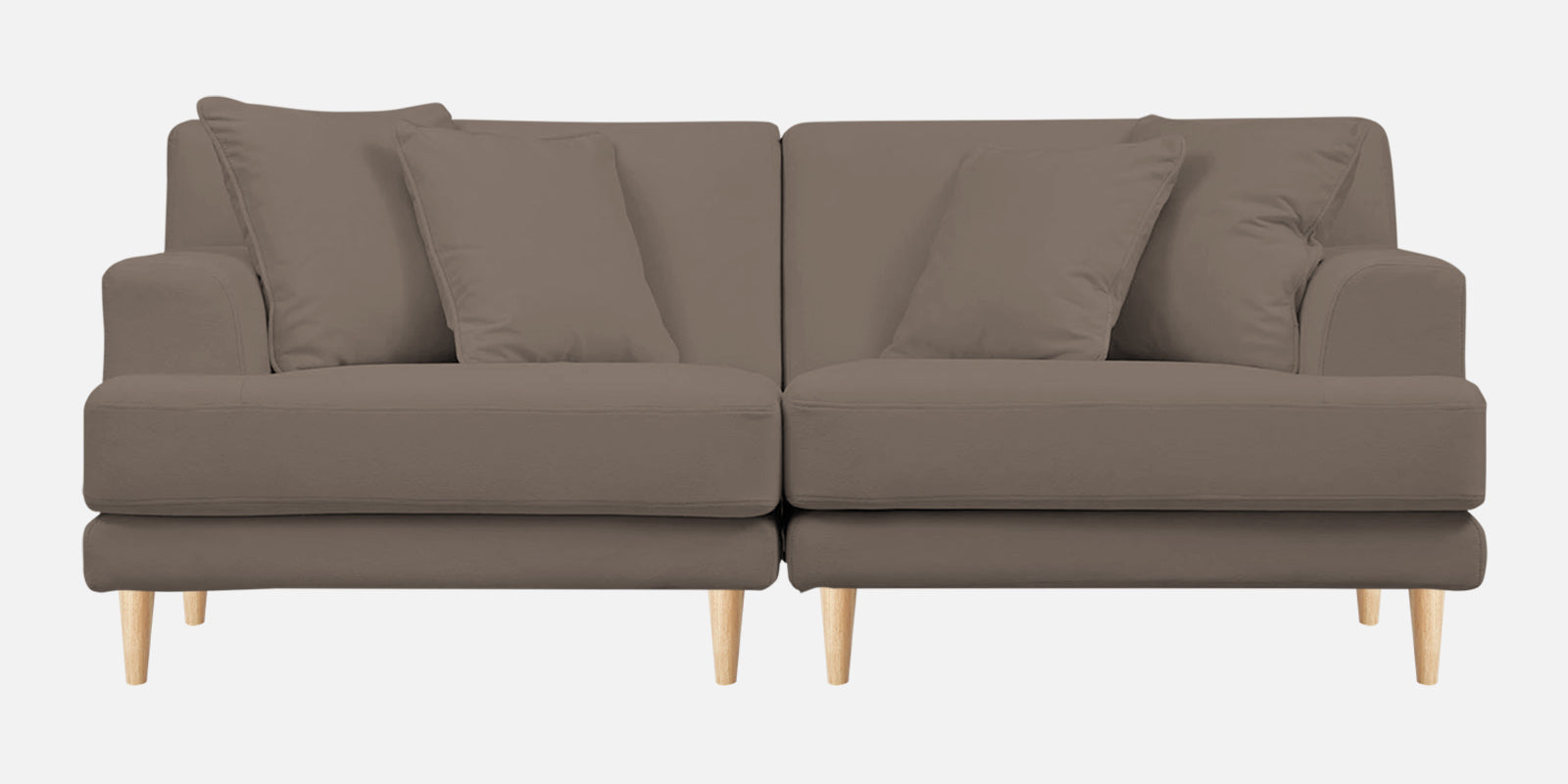 Woody Fabric 3 Seater Sofa in Rock Beige Colour