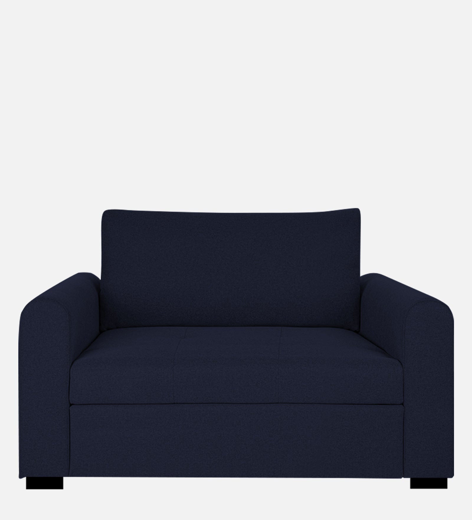 Sigma Fabric 1 Seater Sofa in Royal Blue Colour