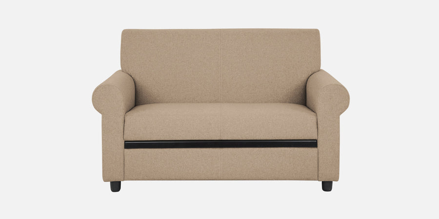 Ribby Fabric 2 Seater Sofa In Olive Beige Colour - Febonic Living