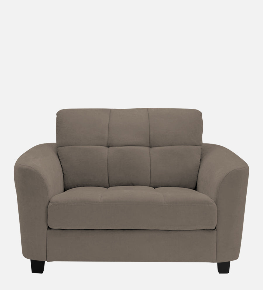 Mulan Fabric 1 Seater Sofa In Hazel Beige Colour - Febonic Living