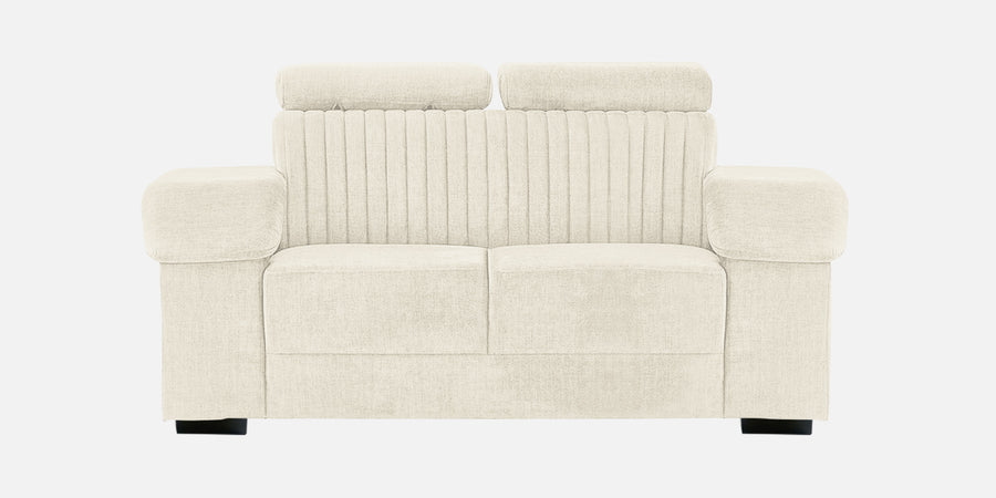 Draco Fabric 2 Seater Sofa In Ivory Cream Colour - Febonic Living