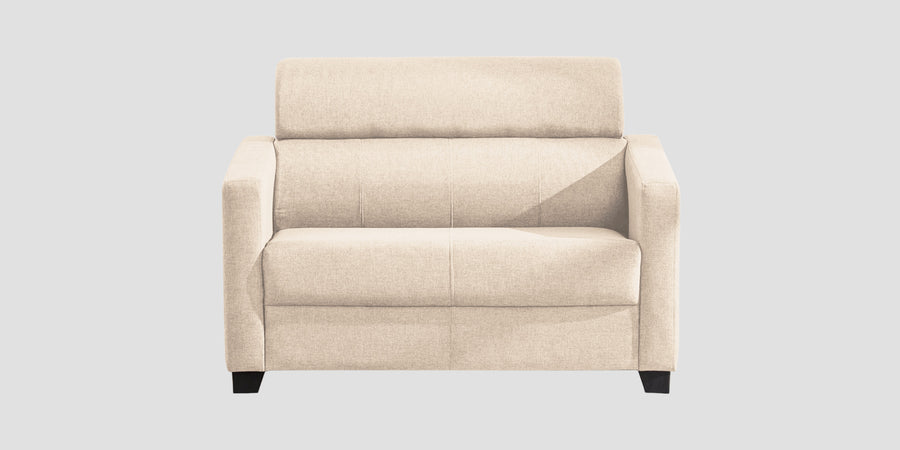 Devo Fabric 2 Seater Sofa In Woom Beige Colour - Febonic Living