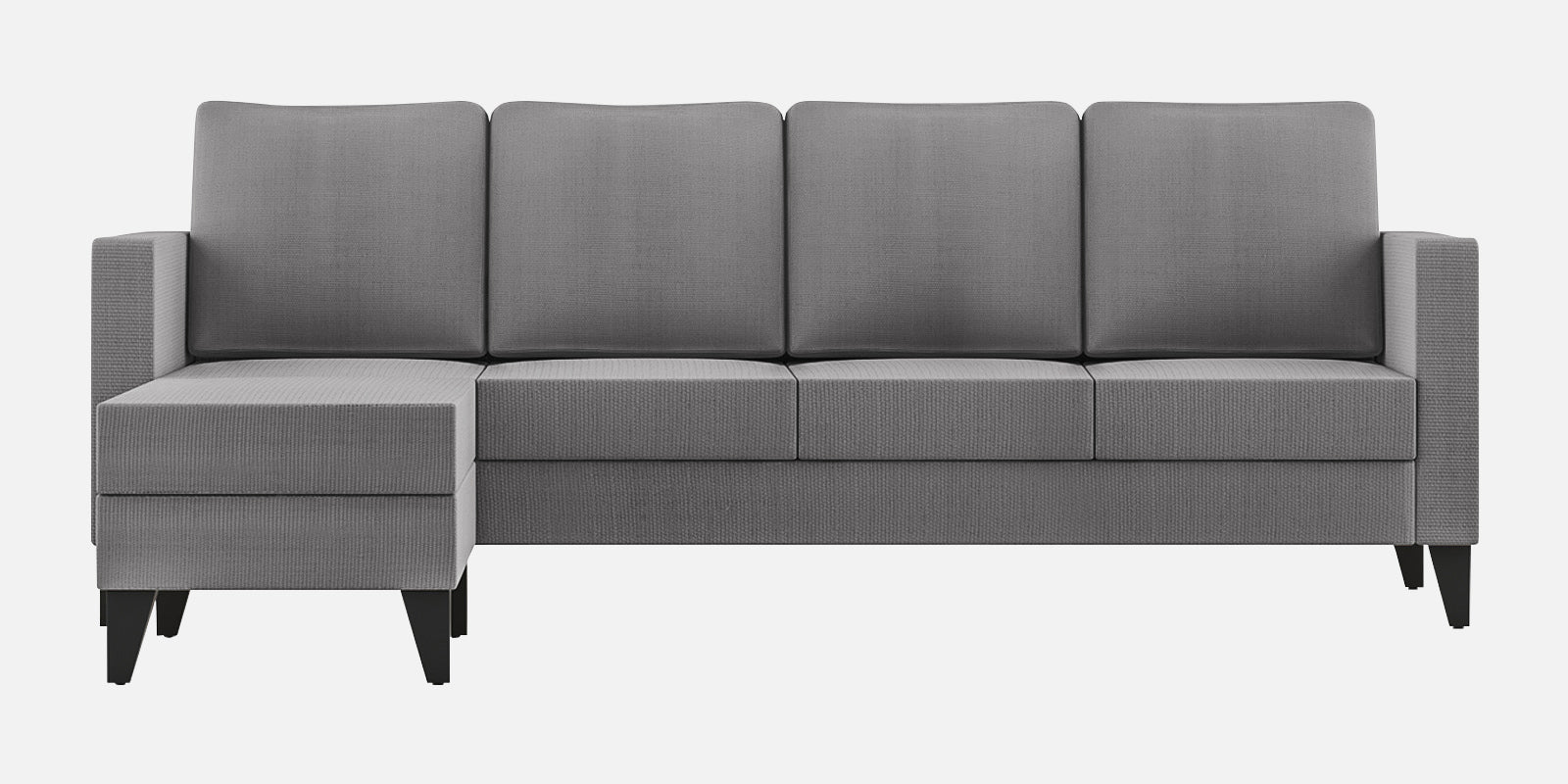 Nori Fabric RHS Sectional Sofa (3 + Lounger) In Sudo Grey Colour