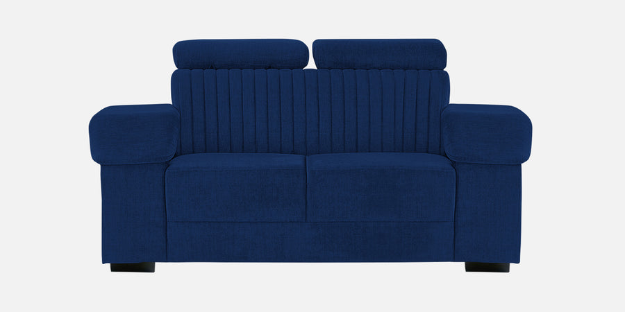 Draco Fabric 2 Seater Sofa In Royal Blue Colour - Febonic Living