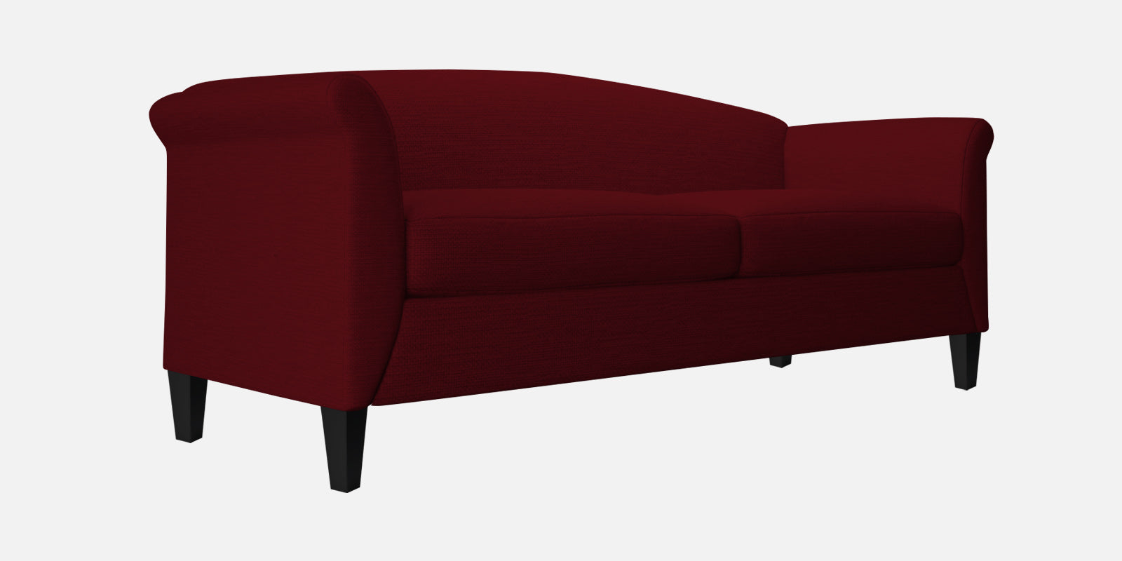 Kimber Fabric 3 Seater Sofa in Ruby Red Colour