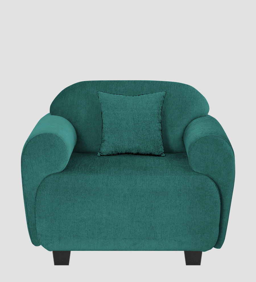 Apollo Fabric 1 Seater Sofa In Sea Green Colour - Febonic Living