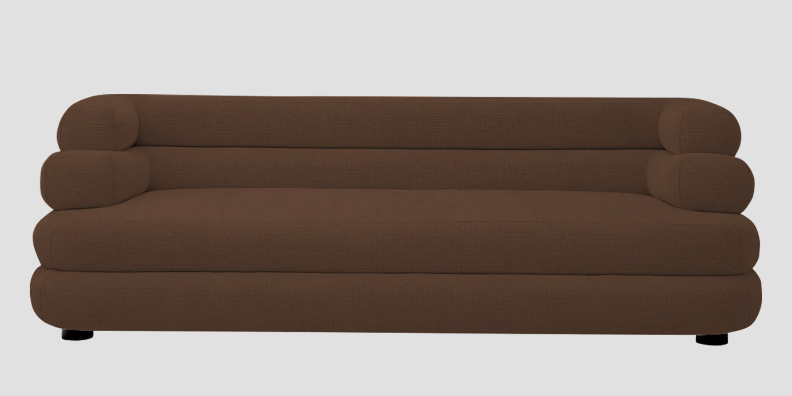 Wener Fabric 3 Seater Sofa in Ash Brown Colour