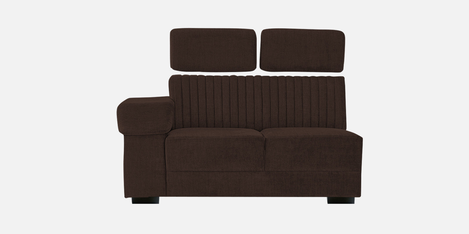 Draco Fabric 6 Seater Corner Sofa In Coffee Brown Colour - Febonic Living