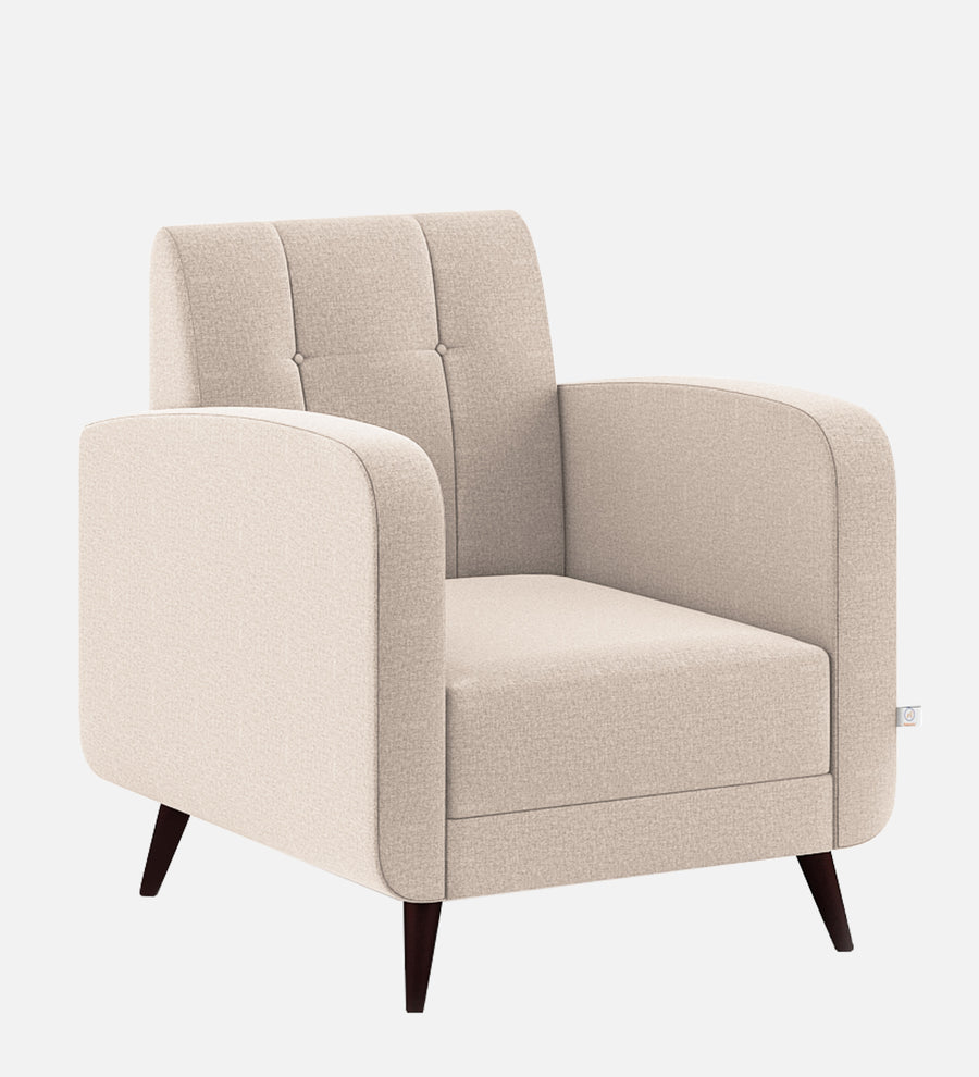 Wiki Velvet 1 Seater Sofa In Camel Beige Colour - Febonic Living