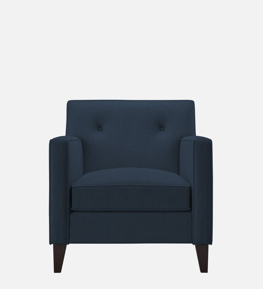 Miller Fabric 1 Seater Sofa In Denim Blue Colour - Febonic Living