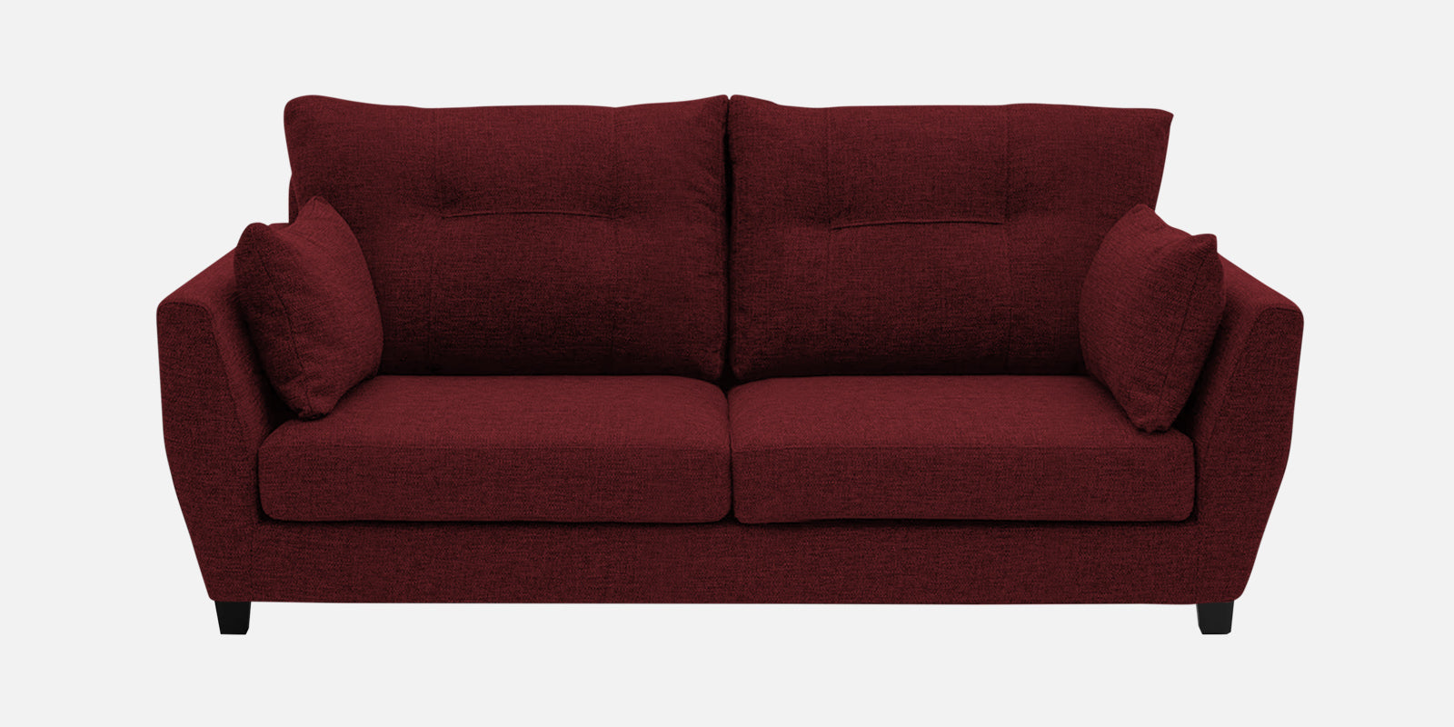 Mario Fabric 2 Seater Sofa in Blood Maroon Colour