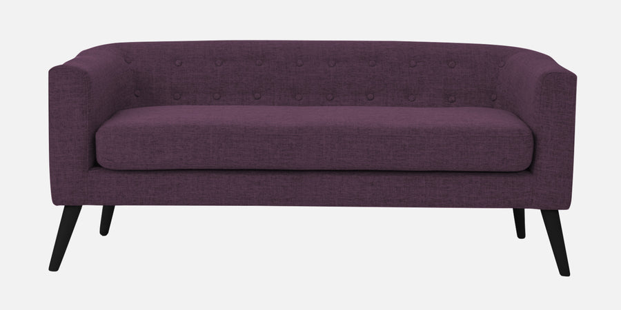 Casper Fabric 3 Seater Sofa In Greek Purple Colour - Febonic Living